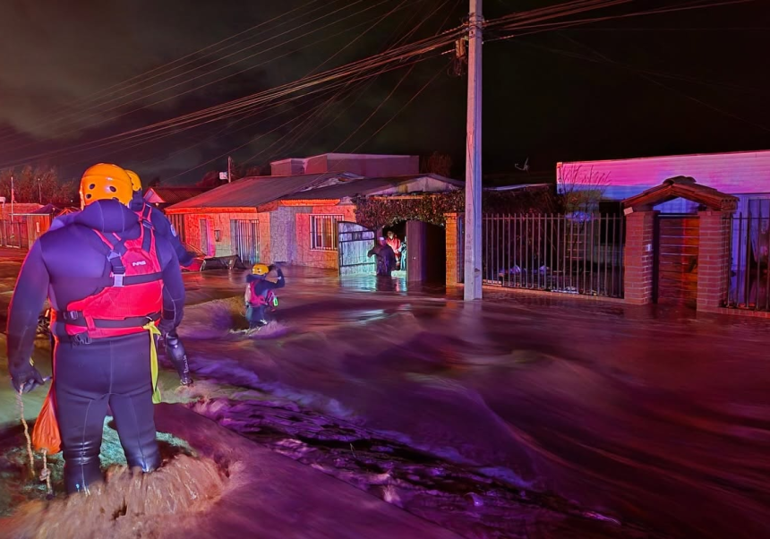 LOS ANDES: Grupo GERSA de Bomberos Los Andes – Calle Larga supera las 100 personas evacuadas en la Región de Coquimbo