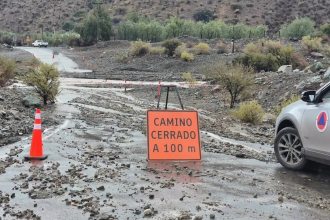 SANTA MARÍA: Vialidad ordena el cierre del badén El Zaino en sector Jahuelito