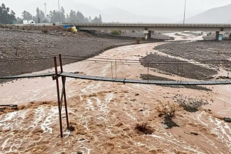 PUTAENDO: Lluvias ya superan los 243 milímetros en Putaendo: sistema frontal continuará durante este martes
