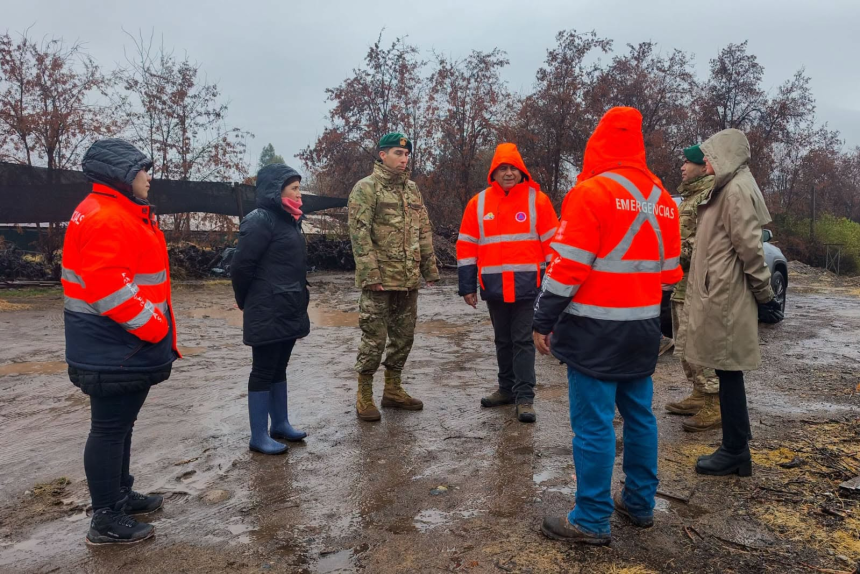 SANTA MARÍA: Ejército apoyará trabajos de emergencia en el sector de Miraflores