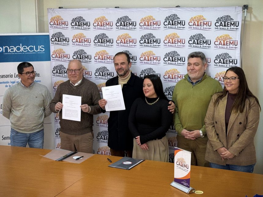 CATEMU: Tras gestiones de diputado Venegas y alcalde Díaz: Catemu firma convenio con Conadecus para canalizar reclamos por abusos en servicios básicos