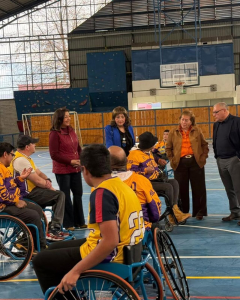 LOS ANDES: Club Milord recibe cuatro sillas deportivas de alta especialidad para fortalecer el Quad Rugby en Los Andes