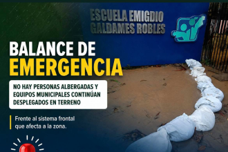 RINCONADA: Municipio confirma que no hay personas albergadas y continúa evaluación de viviendas afectadas