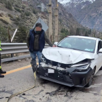 LOS ANDES: Bomberos concurrió a emergencia por colisión de dos vehículos en sector Río Blanco–Saladillo