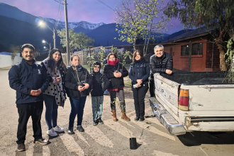 PUTAENDO: 37 nuevos árboles quedan al cuidado de familias de Quebrada Herrera tras jornada de arborización