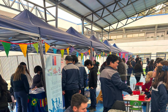 LLAY LLAY: Estudiantes del Liceo El Porvenir participaron en jornada para aprender cómo actuar frente a emergencias