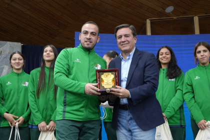 LOS ANDES: Los Andes realizó emotivo recibimiento a delegaciones participantes del Mundial de Voleibol Femenino Sub-17