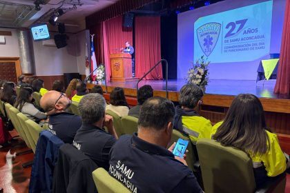 ACONCAGUA: Samu Aconcagua conmemora 27 años de servicio con reconocimiento a funcionarios y actividades comunitarias