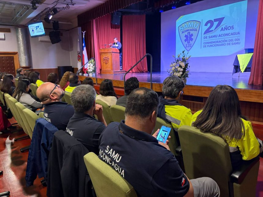 ACONCAGUA: Samu Aconcagua conmemora 27 años de servicio con reconocimiento a funcionarios y actividades comunitarias