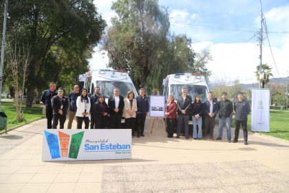 SAN ESTEBAN: San Esteban incorpora dos nuevas ambulancias para reforzar atención de salud en sectores rurales