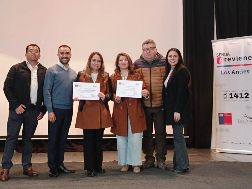 LOS ANDES: SENDA Previene fortalece la cultura preventiva en establecimientos educacionales de Los Andes
