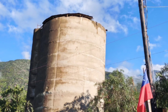 SAN FELIPE:  Histórico silo de Bellavista se hunde y preocupa a vecinos por riesgo de colapso