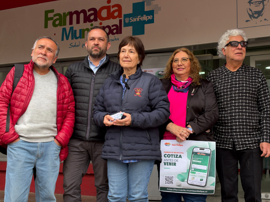 SAN FELIPE: Concejal Basilio Muena destaca mejoras en Farmacia Municipal con nuevo sitio web y cotizador en línea
